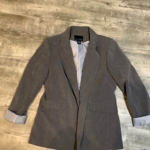 Gray blazer